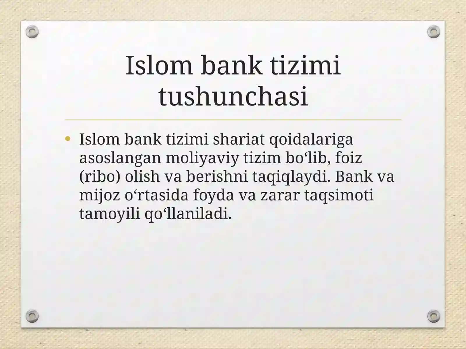 Islombank tizimining rivojlanish bosqichlari 3