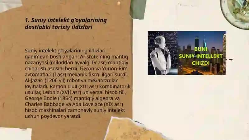 Suniy intelekt texnologiyasini rivojlanish tarixi 3