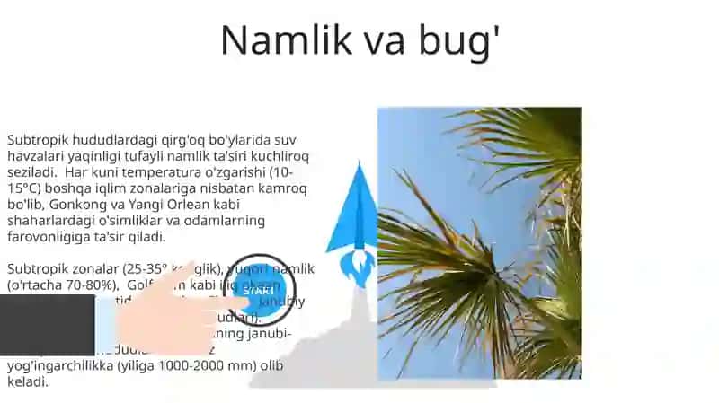 Subtropik iqlim mintaqaning tabiat zonasi 3