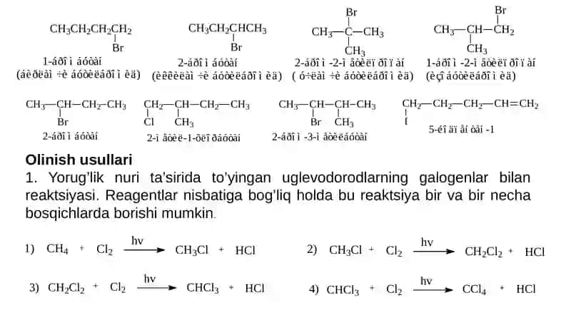 Monogalogen alkanlar 3
