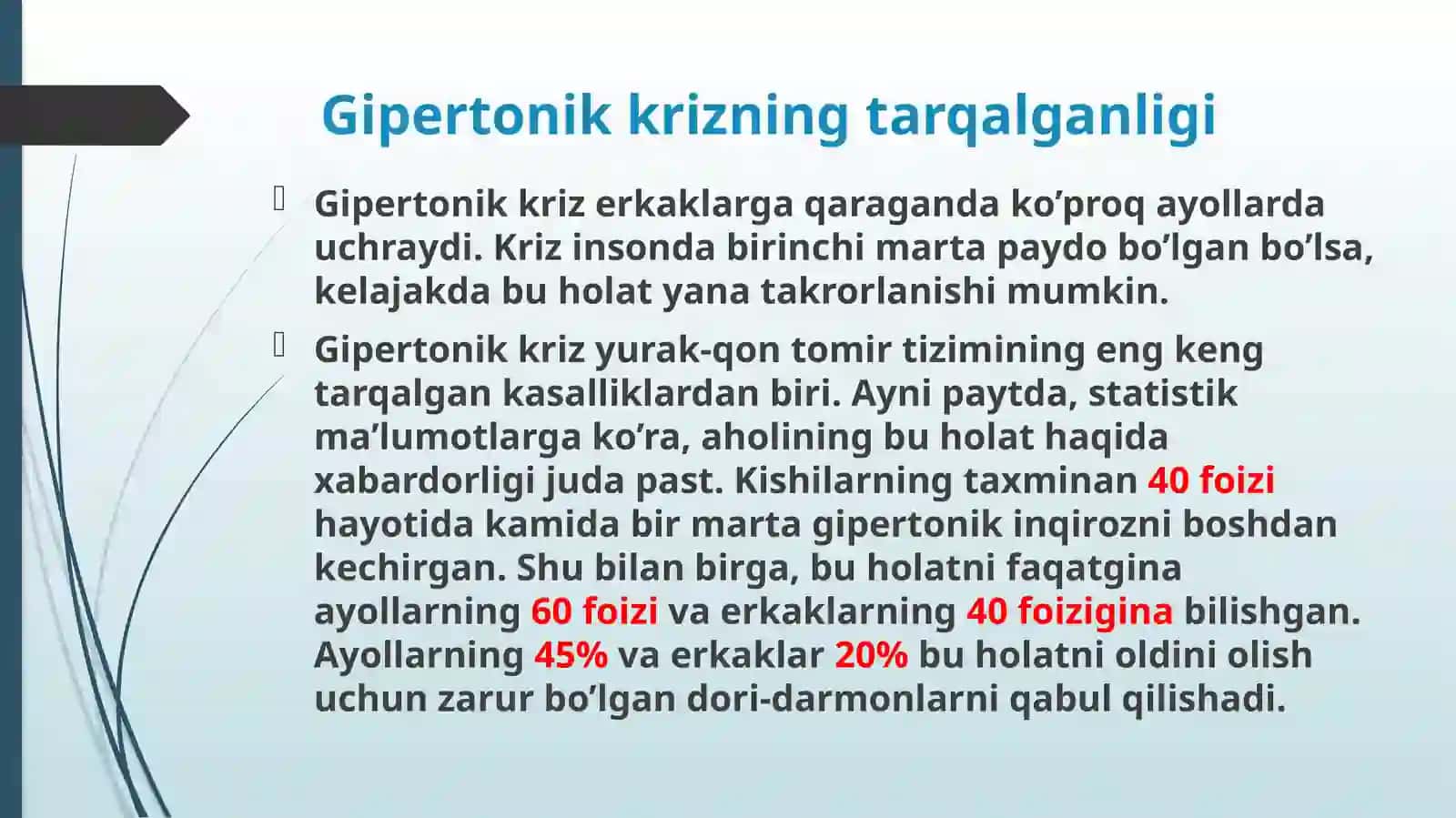GIPERTONIK KRIZNI DAVOLASH 3