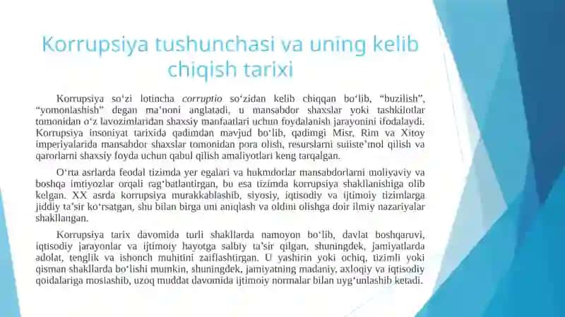 Korrupsiyaning Mohiyati va Uning Oqibatlari 3