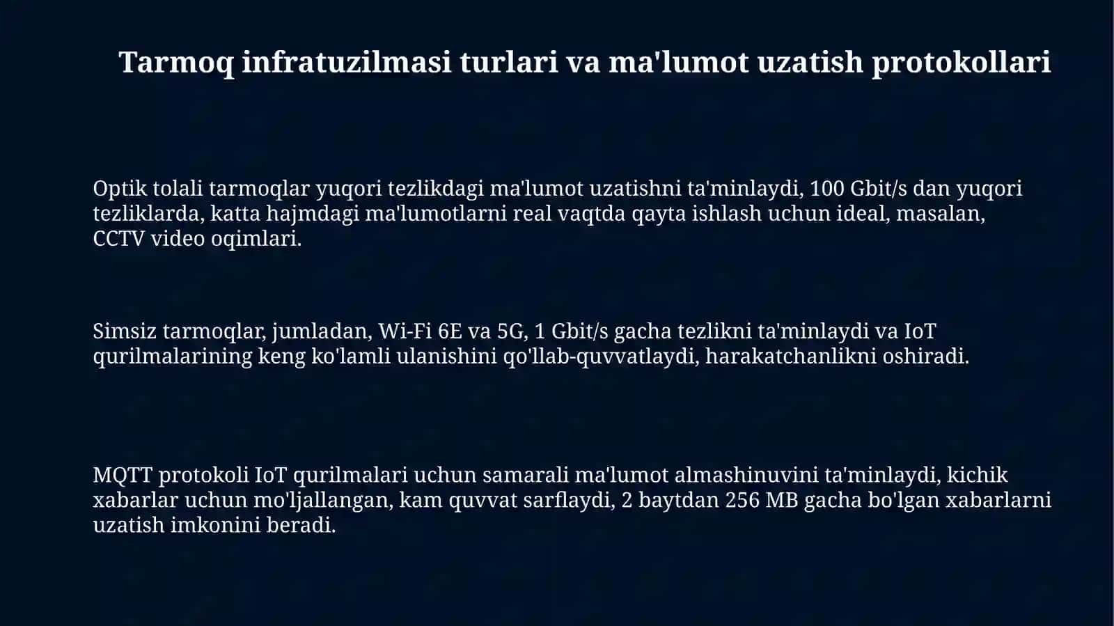 "Smart city" kontseptsiyasida tarmoq infratuzilmasining roli 3