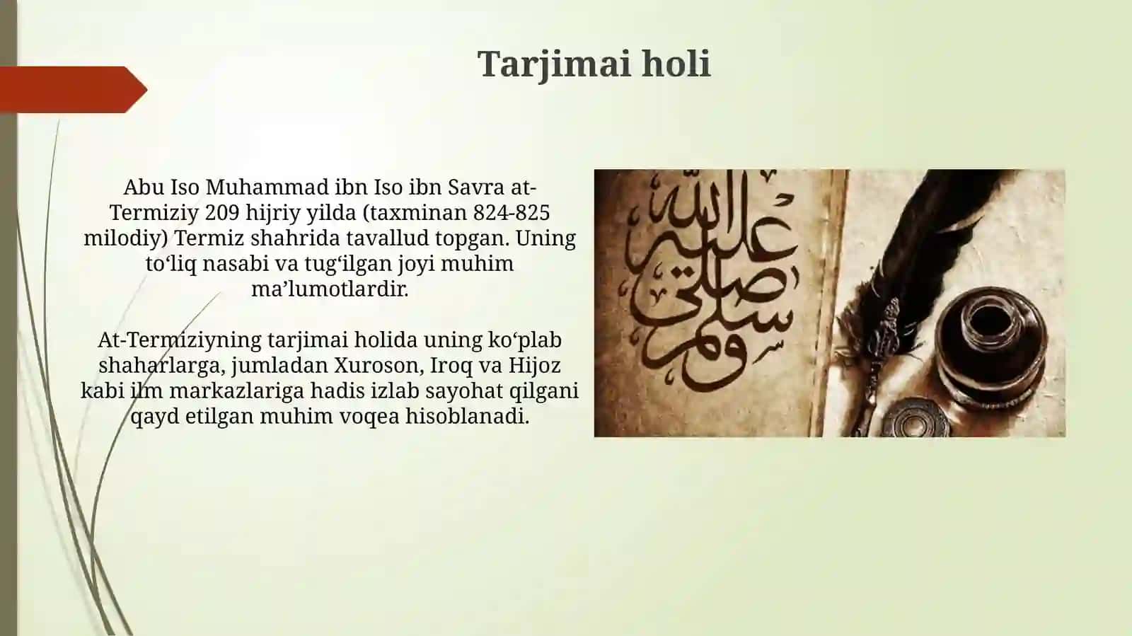 Al Termiziy 3