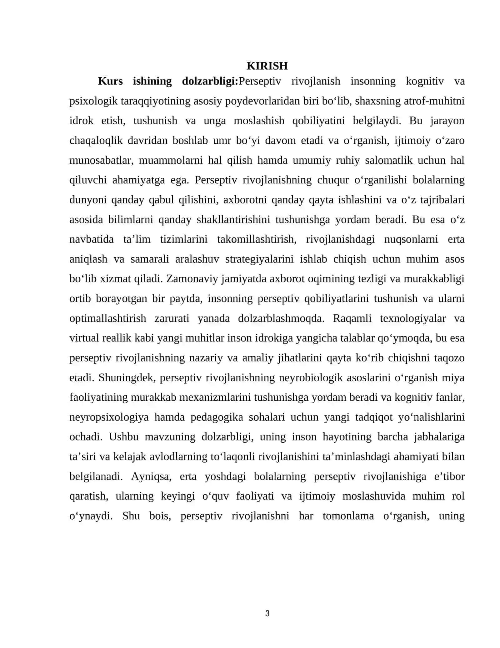 PERSEPTIV RIVOJLANISH 3