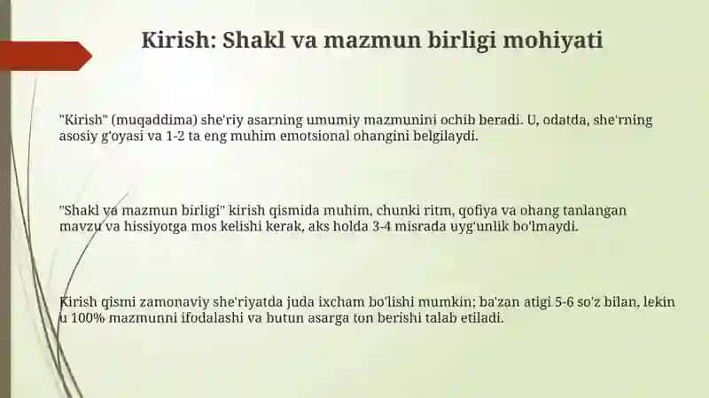 Shakl va mazmun birligi: nazariy asoslar 3