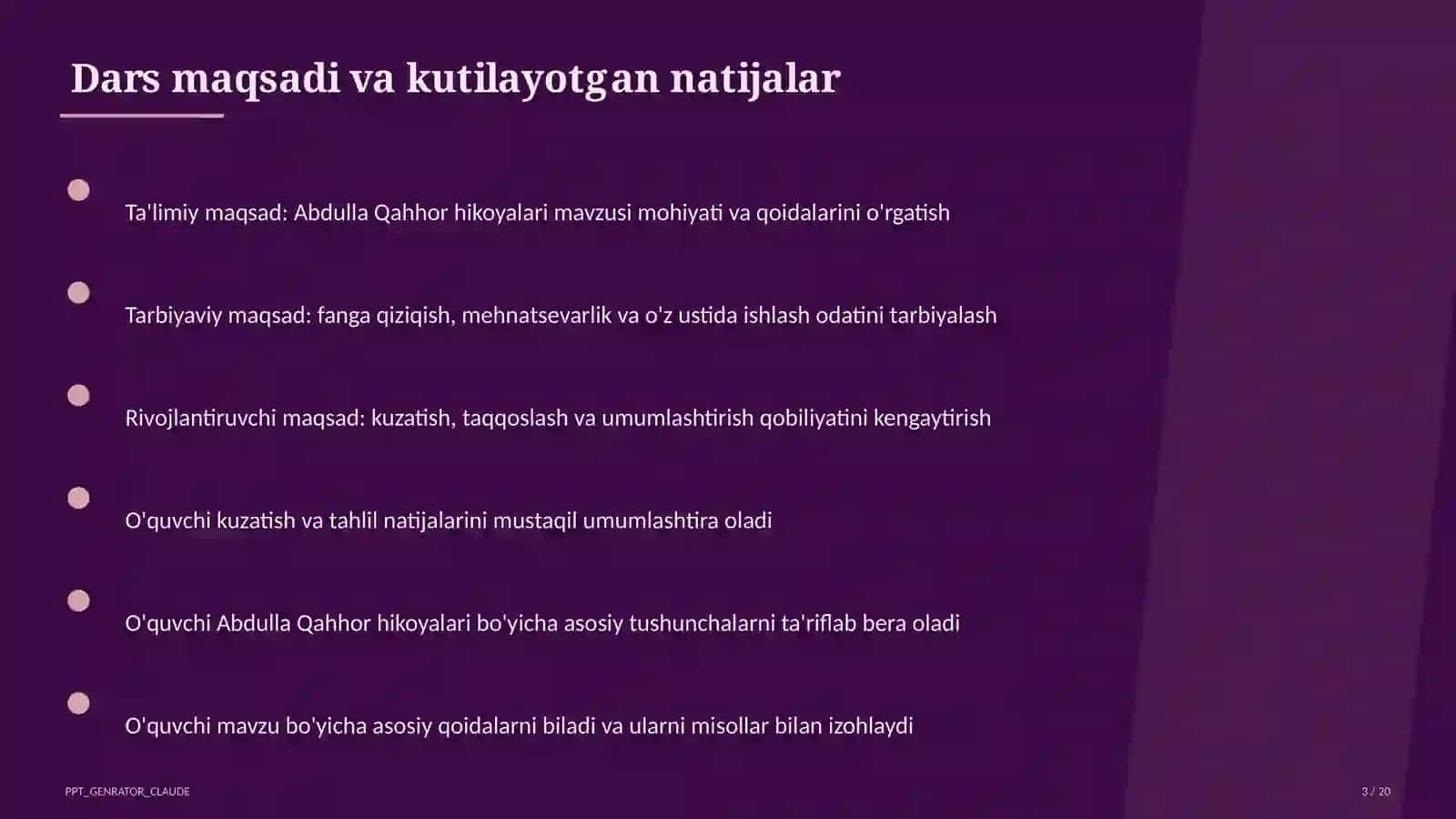 Abdulla Qahhor hikoyalari (8-sinf) 3