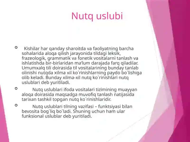 Nutq uslubi 3