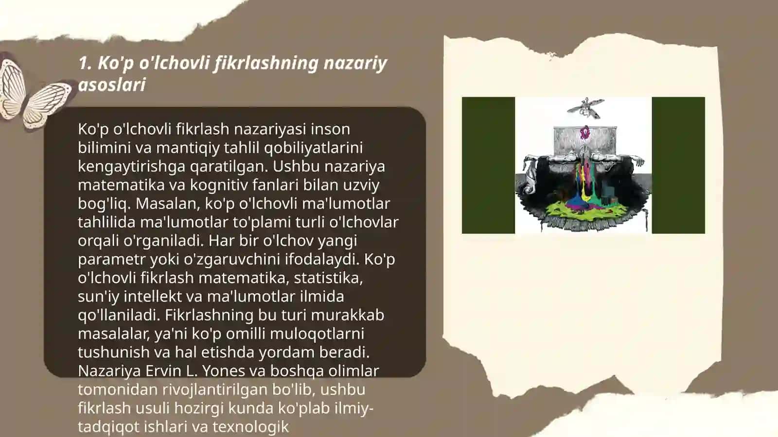 Ko'p o'lchovli fikrlashning nazariy asoslari 3