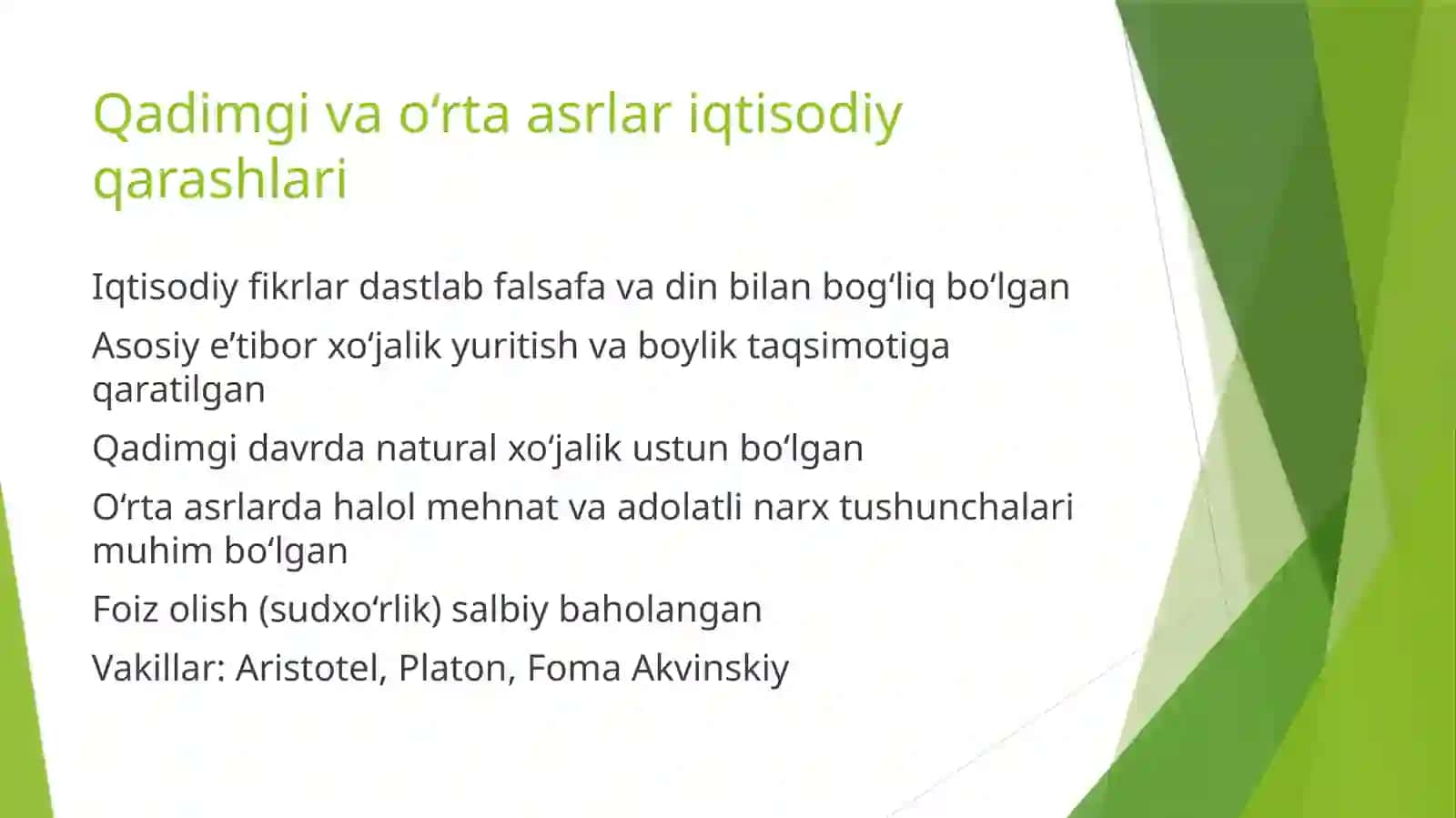 Aktamov Nurmuhammadning iqtisodiyot nazariyasi fanidagi taqdimoti 3
