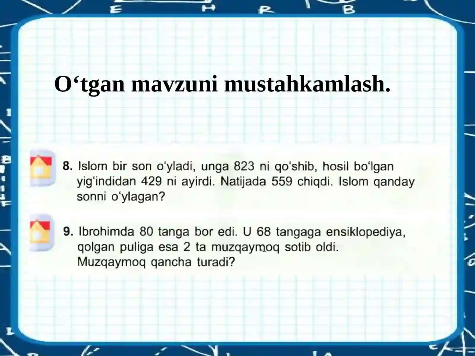 2-sinf Matematika Juft va toq sonlar mavzusida dars ishlanmasi 3