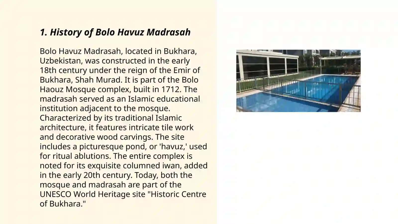 Bolo Havuz Madrasah 3