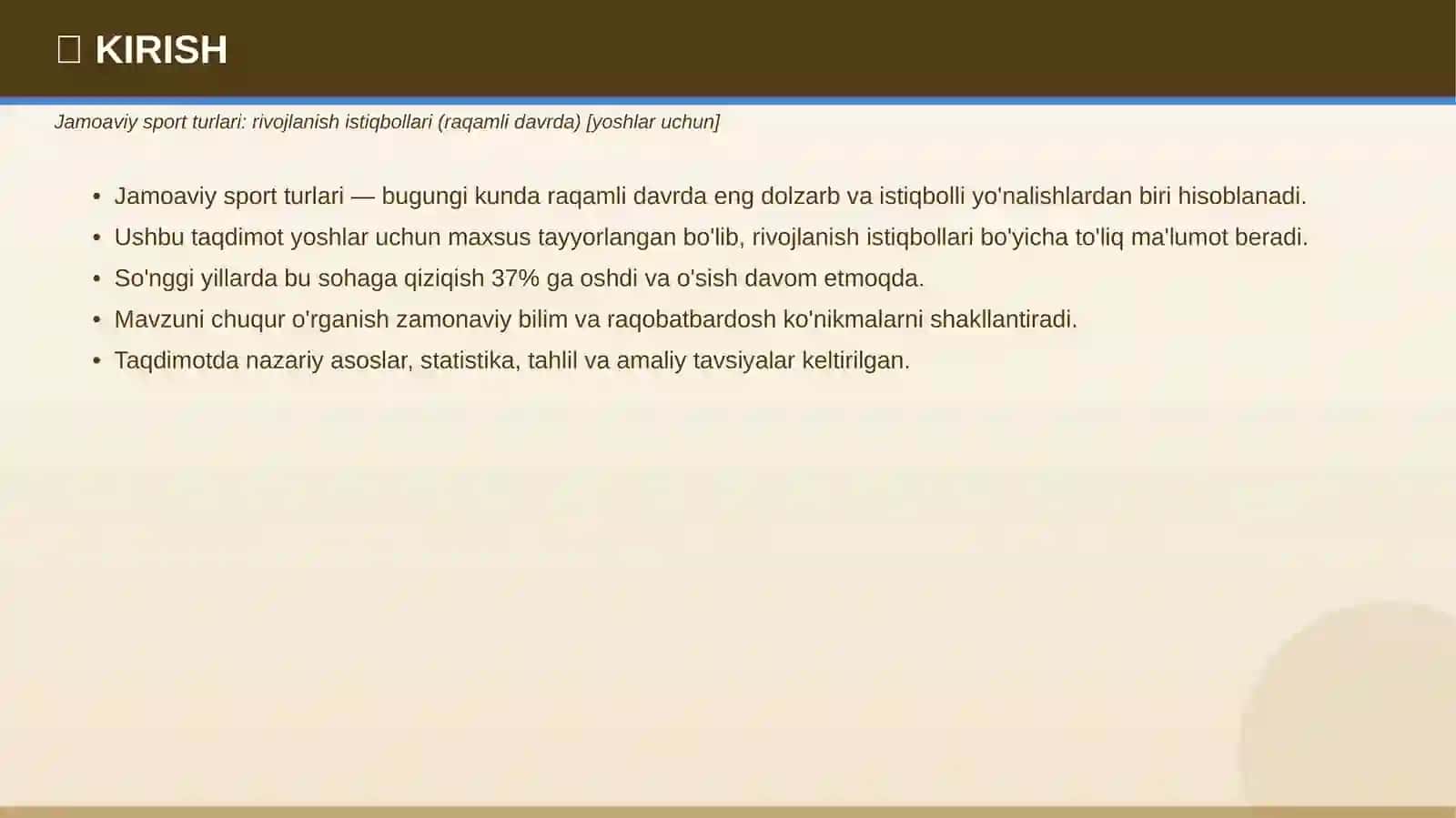 Jamoaviy sport turlari: rivojlanish istiqbollari 3