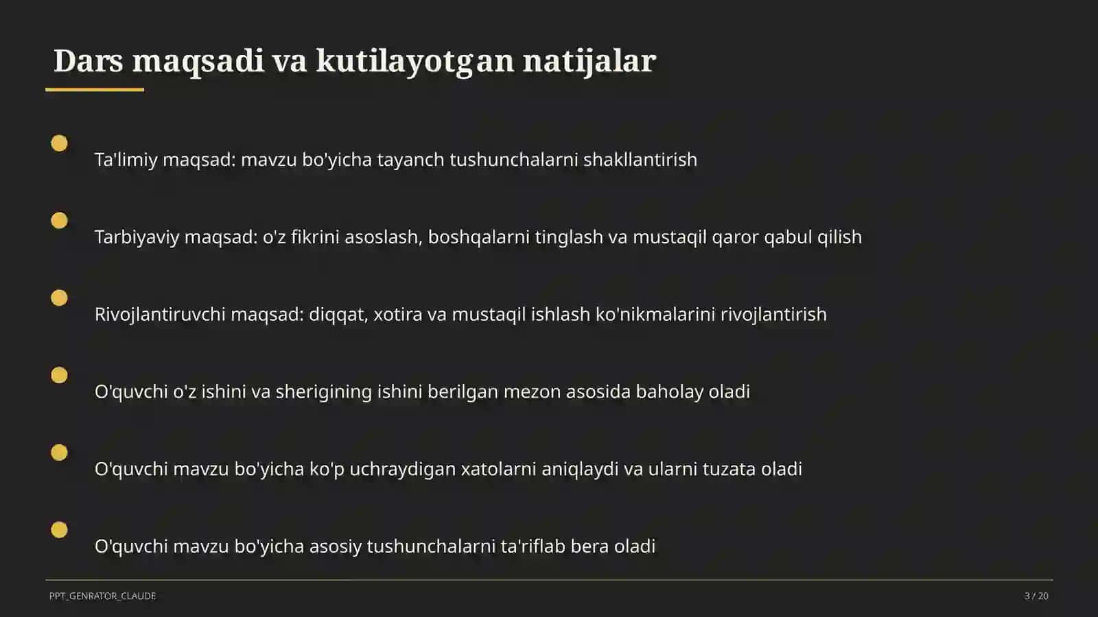 Mustaqil O'zbekistonning davlat ramzlari va Konstitutsiyasi (11-sinf) 3