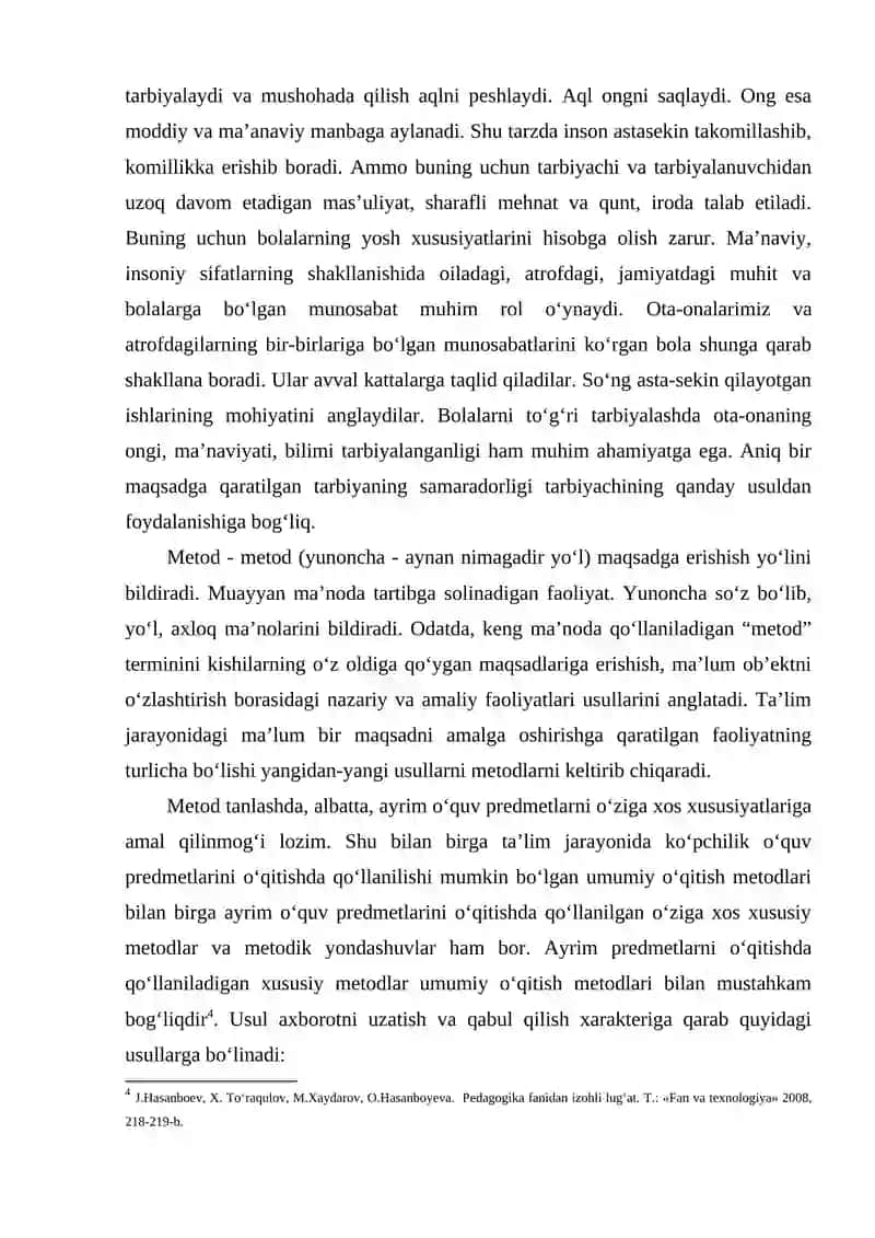TARBIYAVIY ISHLAR METODIKASI 3