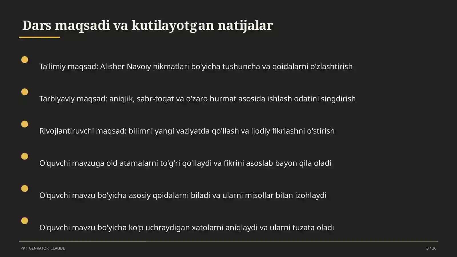 Alisher Navoiy hikmatlari (3-sinf) 3