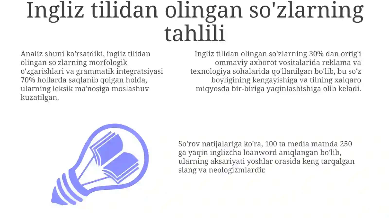 Media matnlarda boshqa tillardan kirgan soʻzlarning qoʻllanishi 3