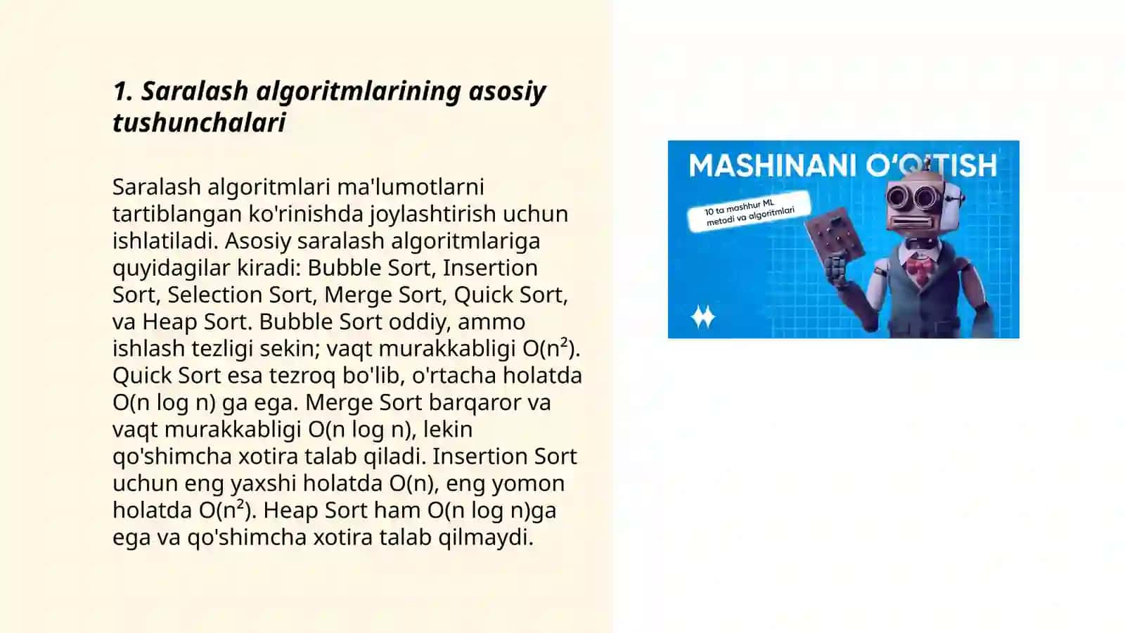 Saralash algoritmlari 3
