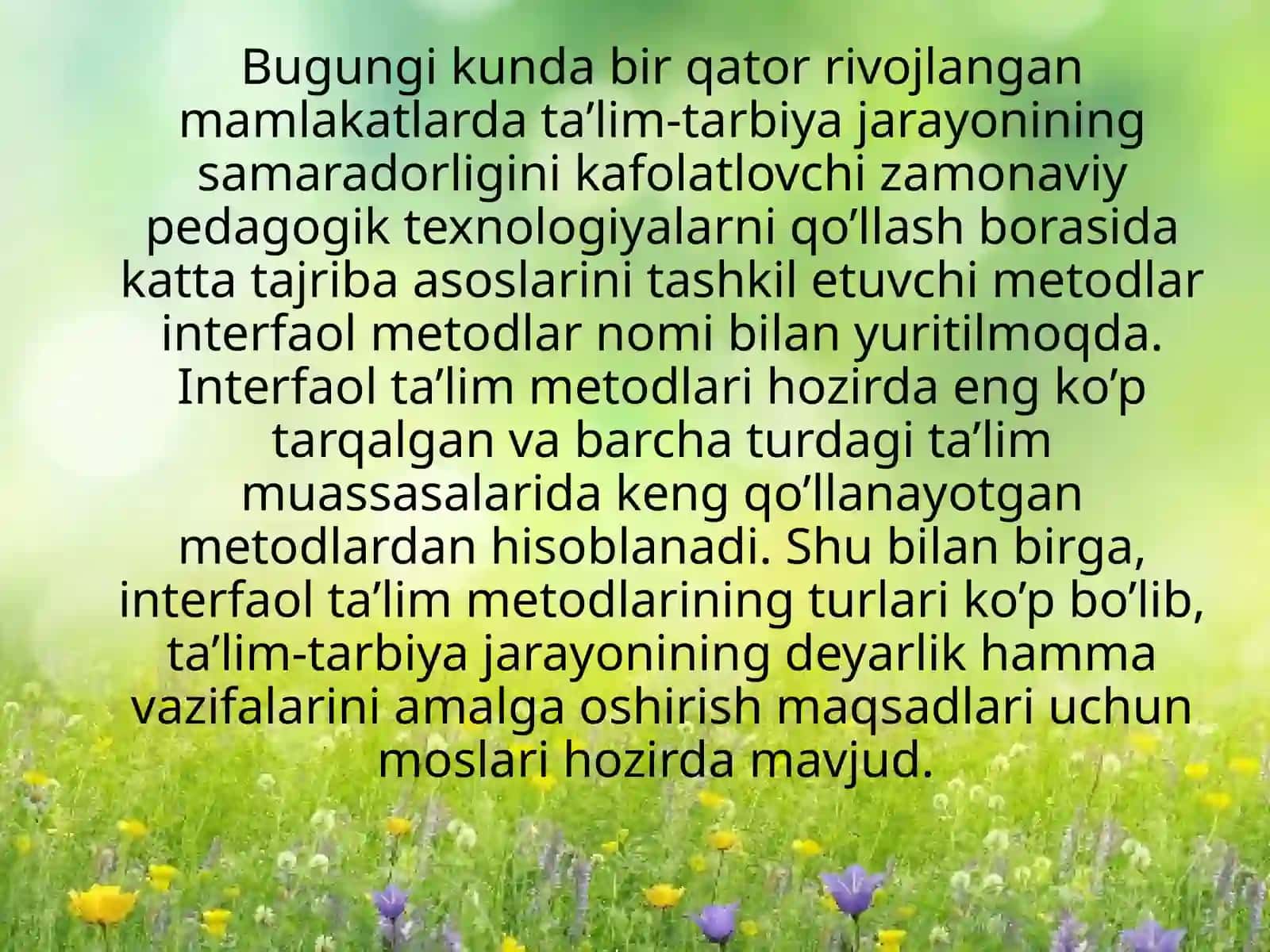 Ta‘limning interfaol metodlari 3