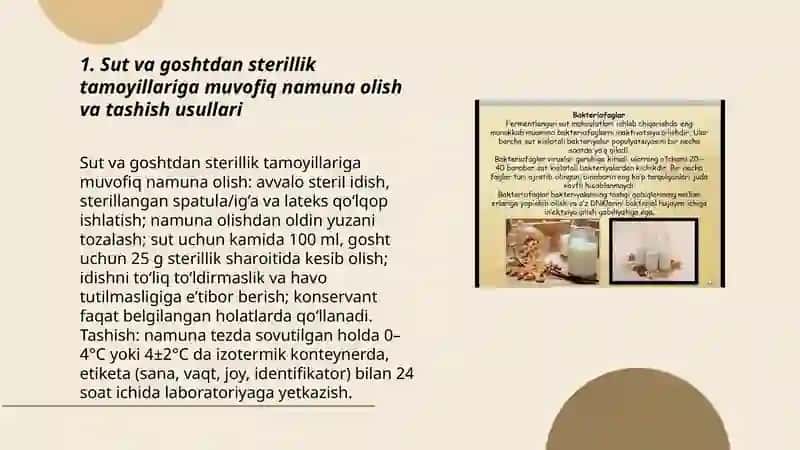 Sanitar bakteriologik baho berish usullari 3