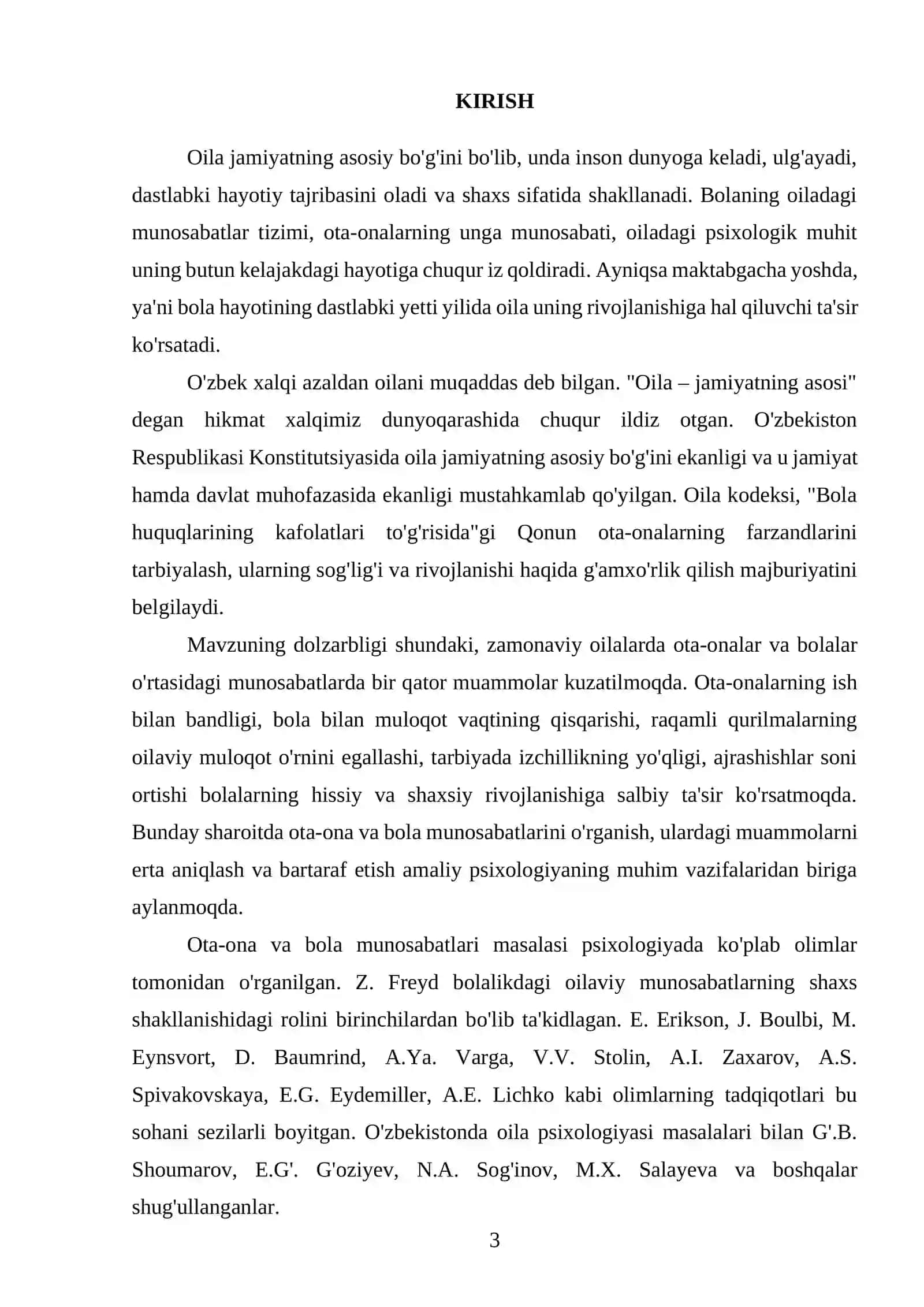 Maktabgacha yoshdagi bolalar va ota-onalar o'rtasidagi munosabatlar diagnostikasi 3