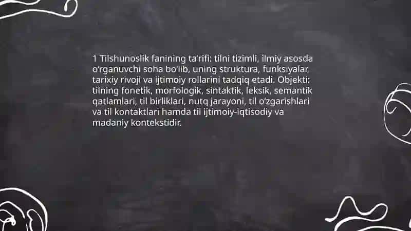 Tilshunoslik fan va uning mundarijasi maqsadi vazifasi va ahamiyat 3