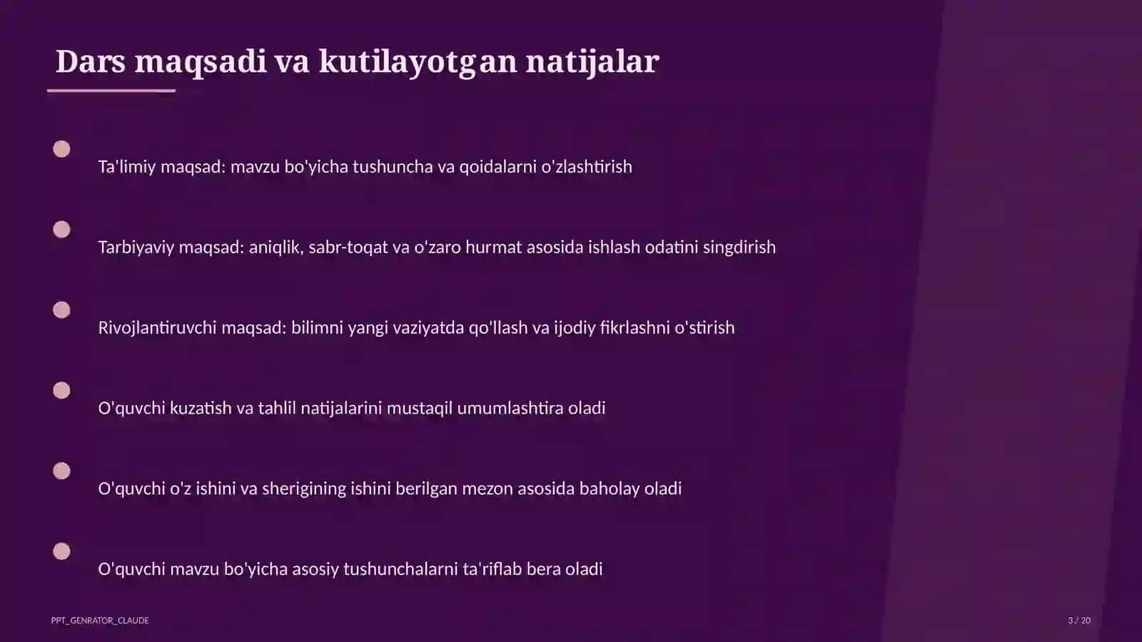 Bir o'zgaruvchili chiziqli tengsizliklar (8-sinf) 3