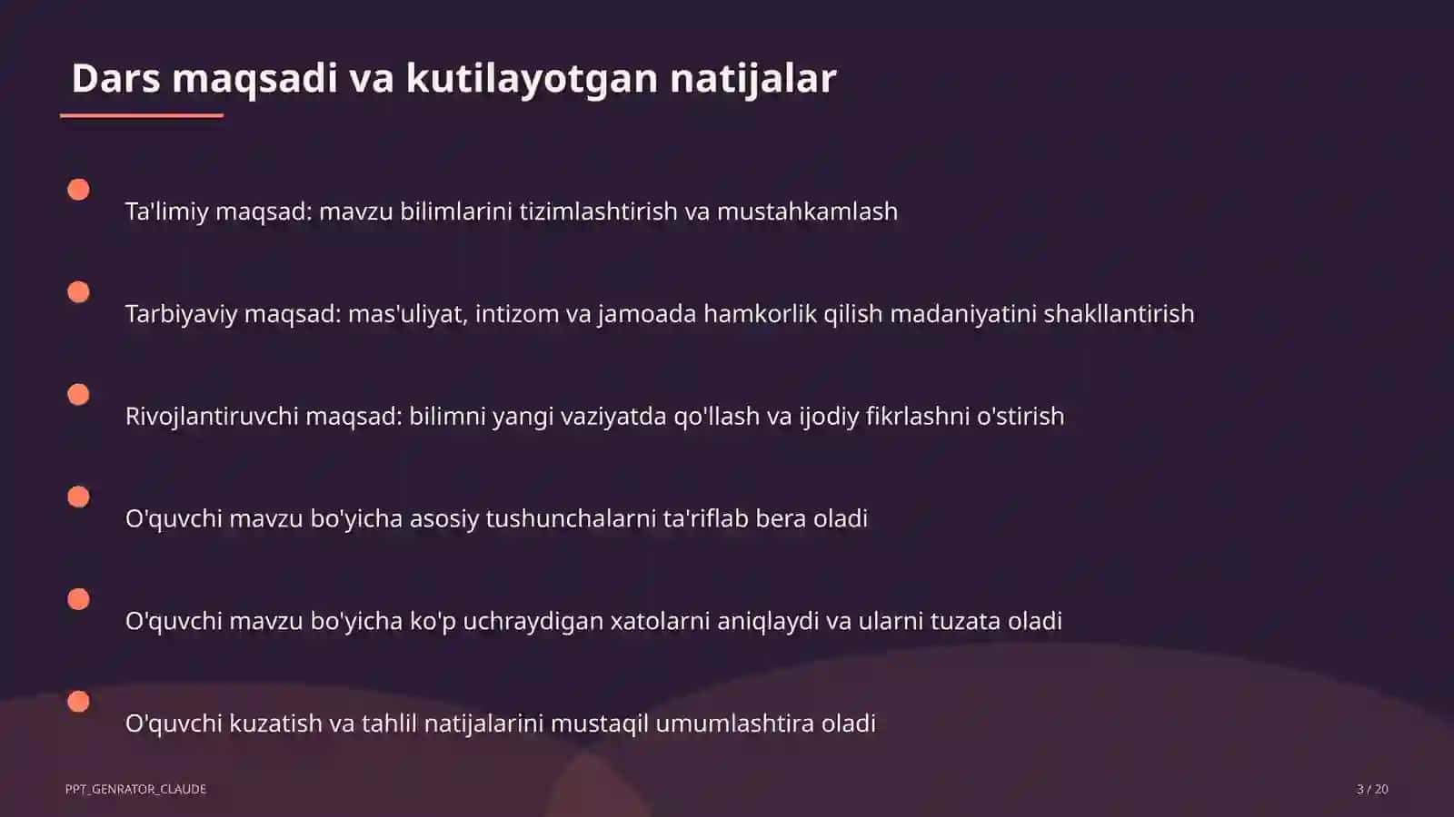 Interfaol metodlar: Venn diagrammasi va Insert 3