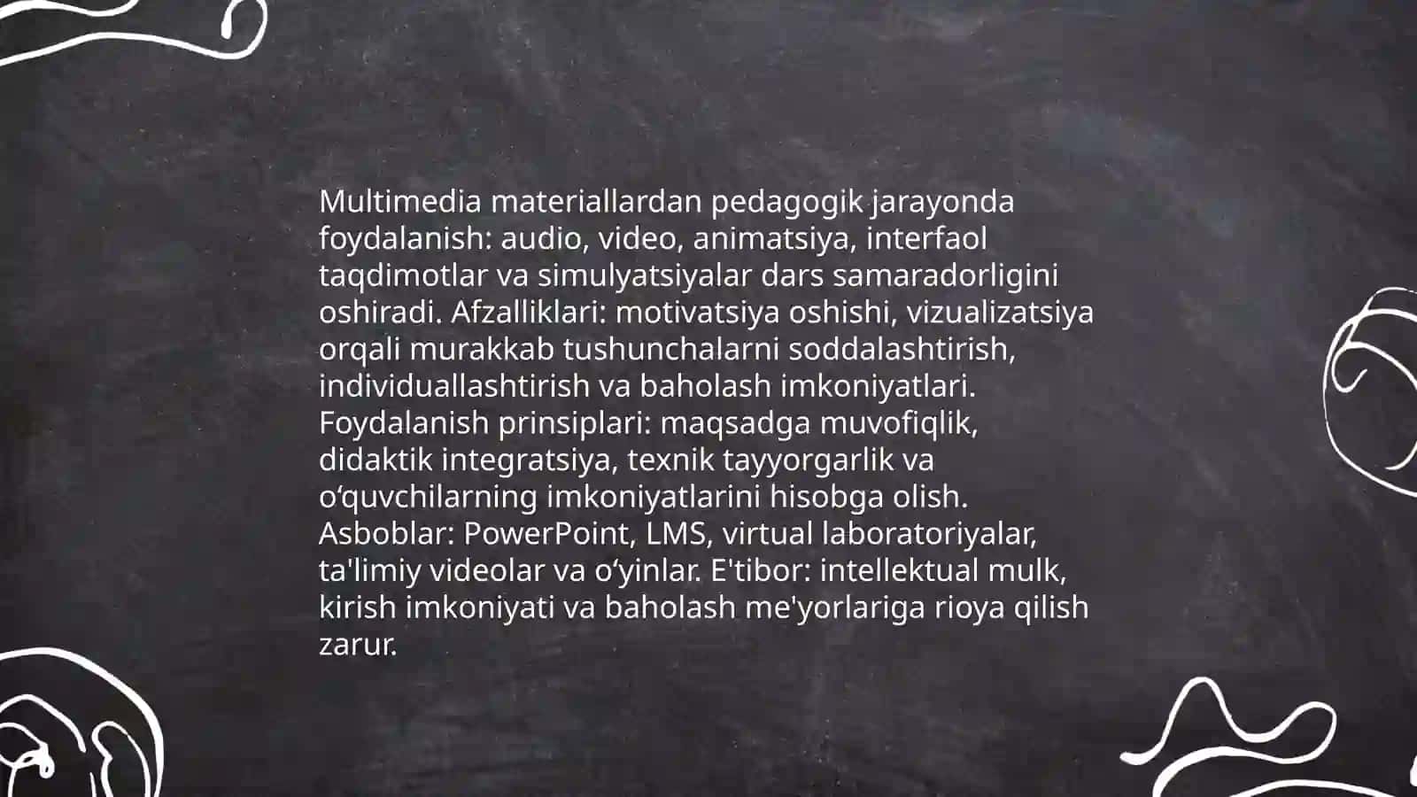Pedagogik jarayonlarda foydalaniladigan axborot texnologiyalari hamda didaktik vositalar 3