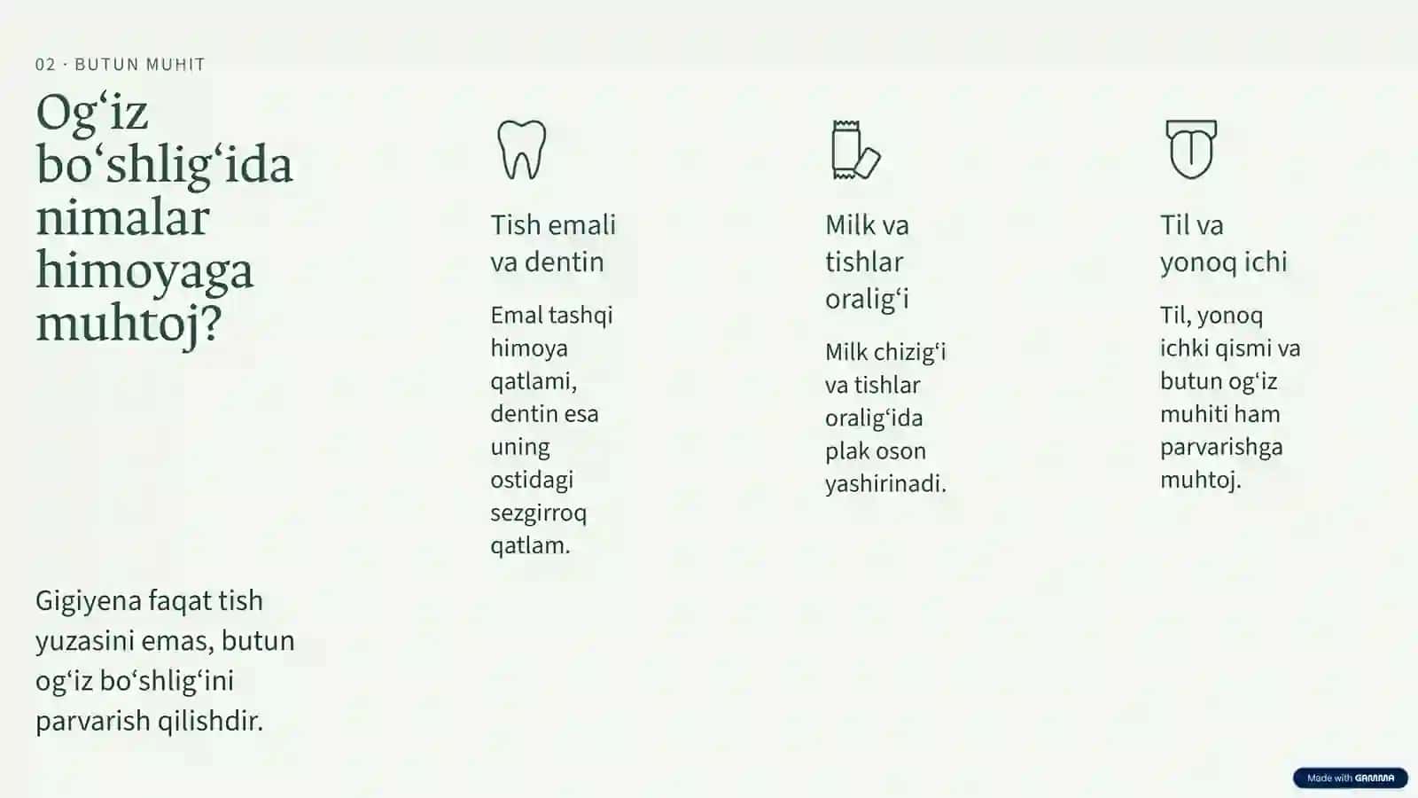 Og‘iz bo‘shlig‘i 3