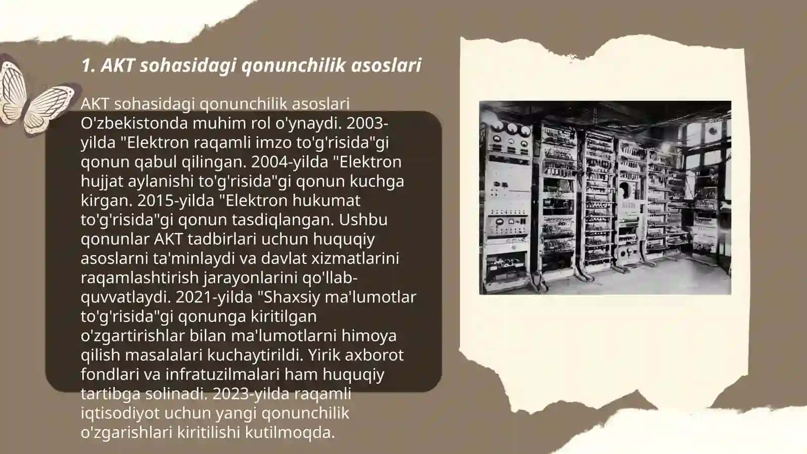AKT sohasidagi meʼyoriy huquqiy xujjatlar 3