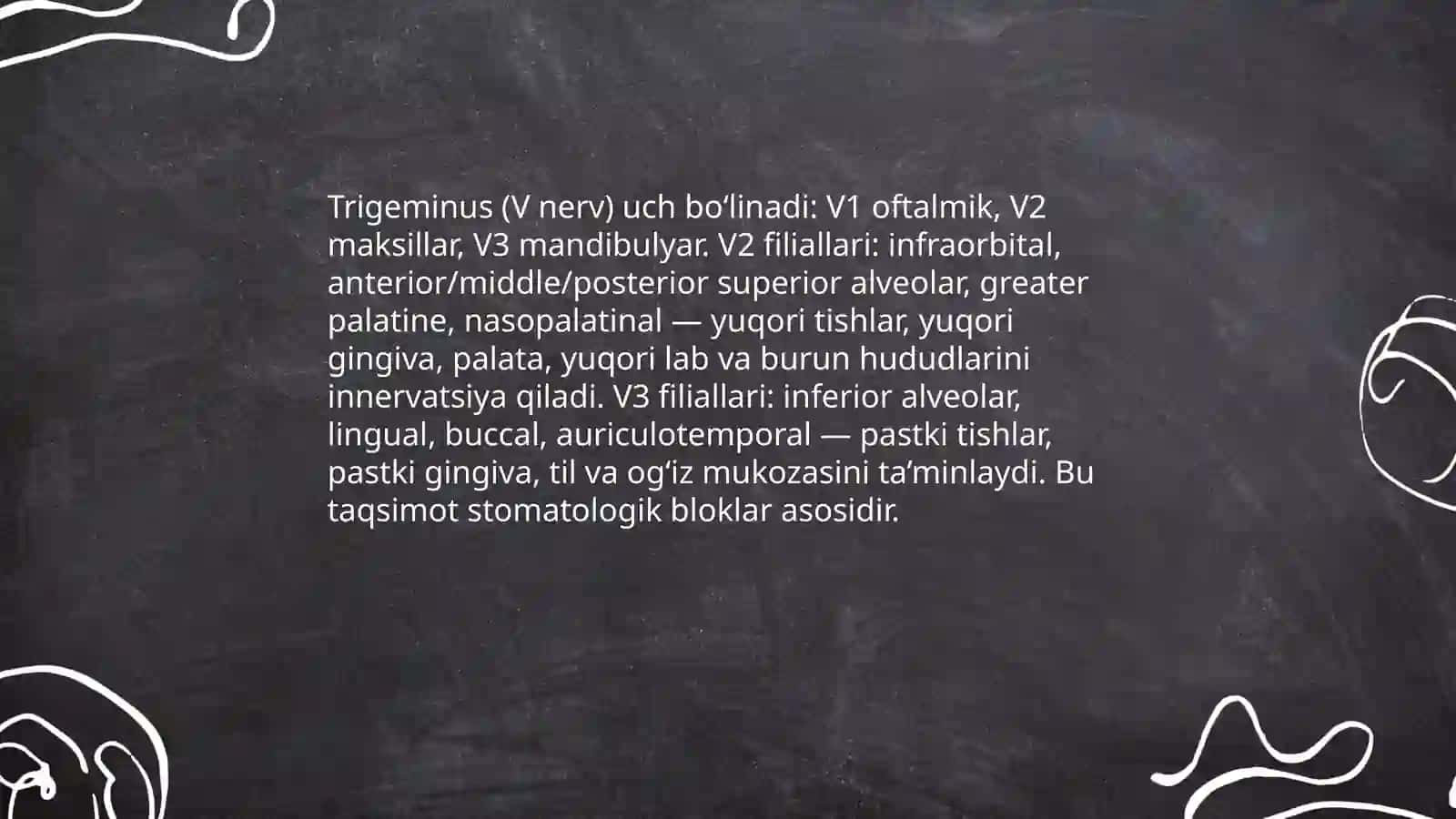 Stomatologik aralashuvlarda og’riqsizlantirishlarni bajarish texnikasining klinik-anatomik asoslari 3