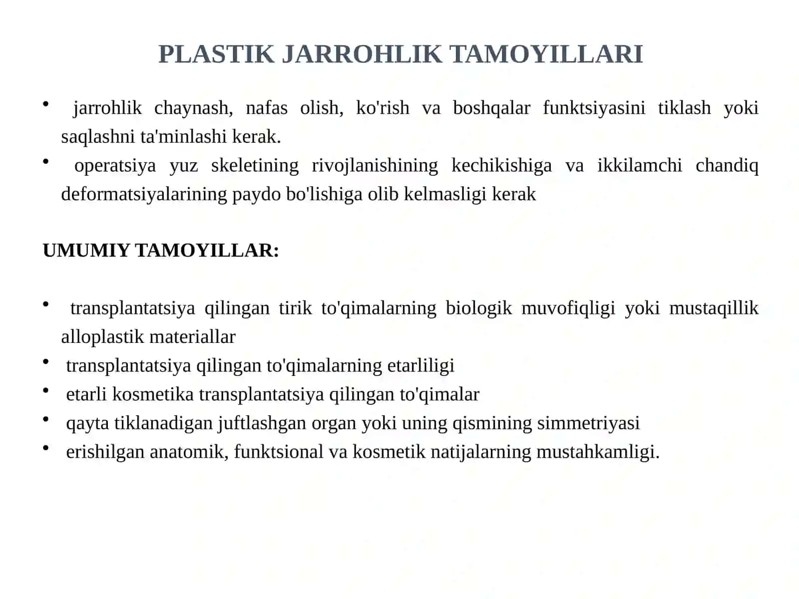 Mahalliy plastik jarrohlik 3