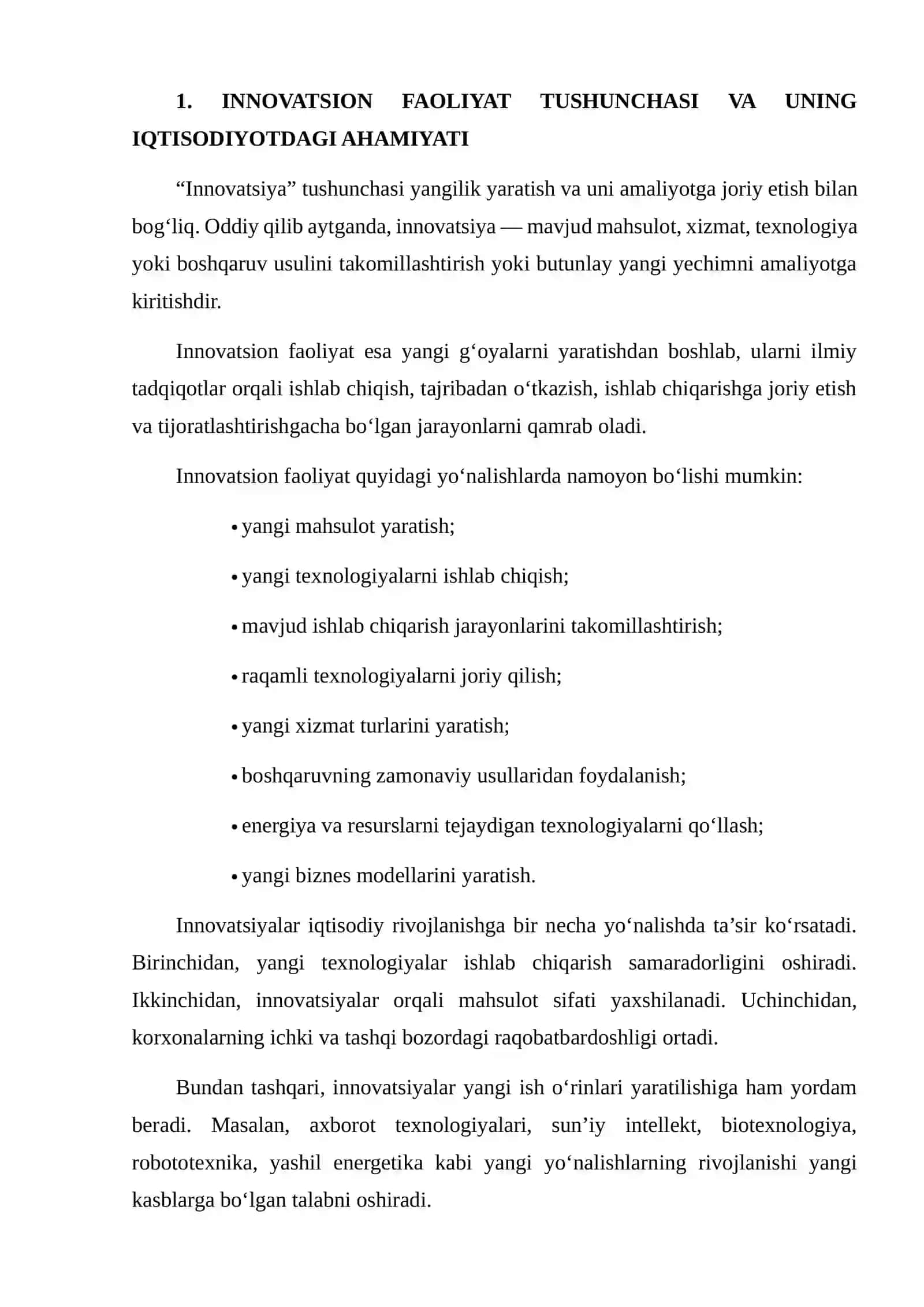 Innovatsion faoliyatni rivojlantirish 3