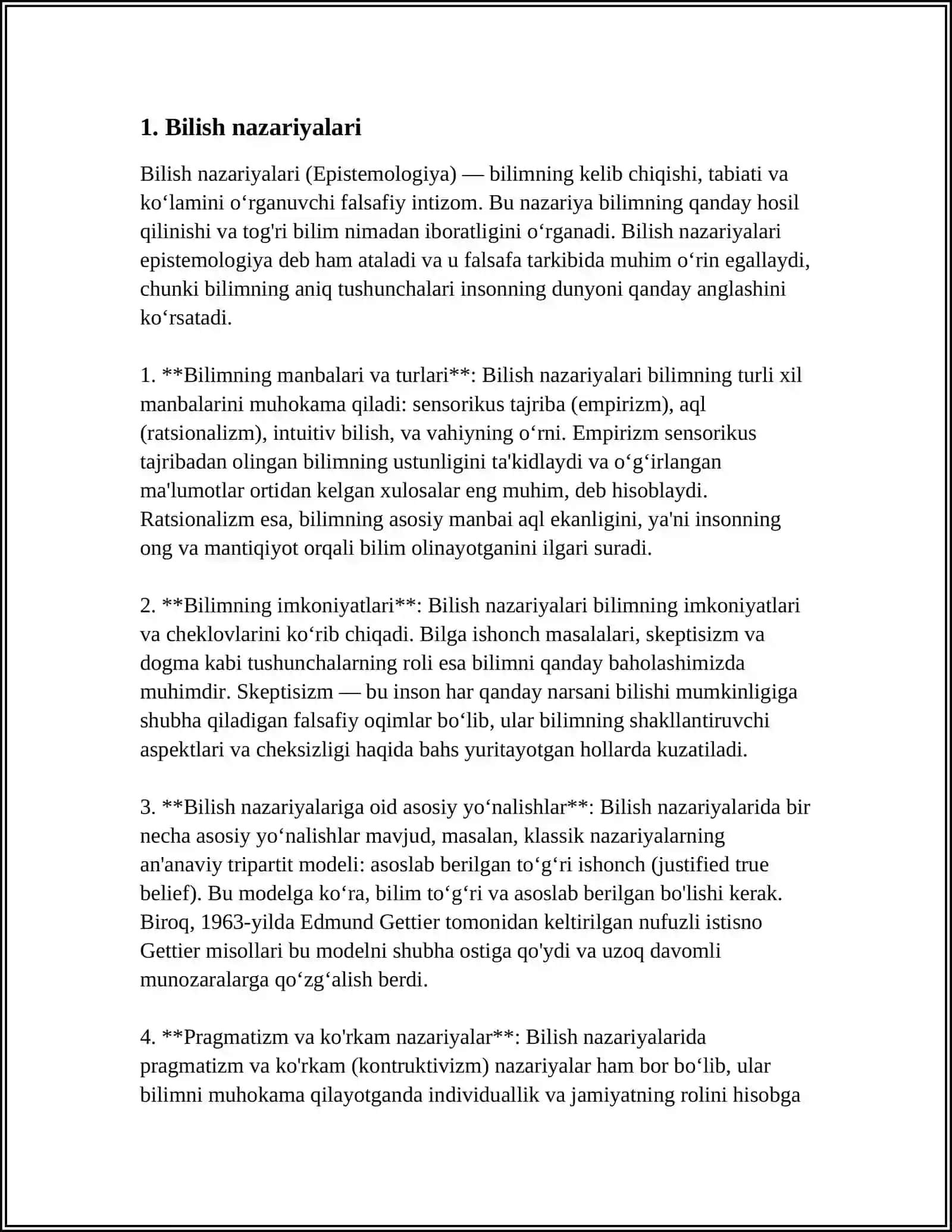 BILISH MAVZUSI 3