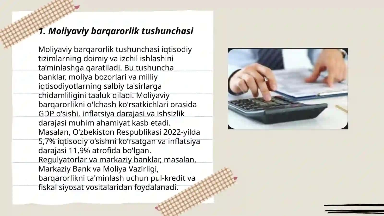 Moliyaviy barqaror taxlilning mazmuni, maqsadi va vazifalari 3