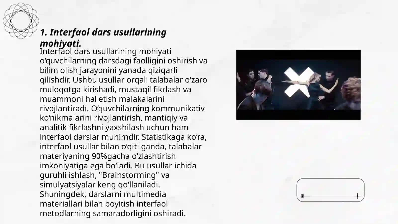Interfaol dars usullarining mohiyati 3