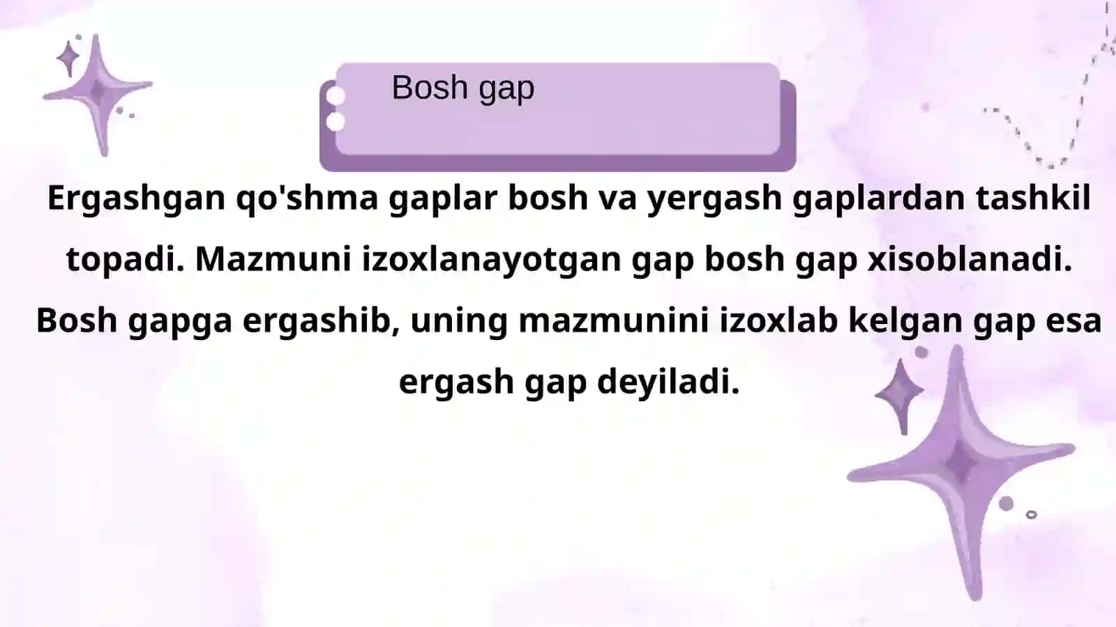 ergash gap va ularning turlari 3