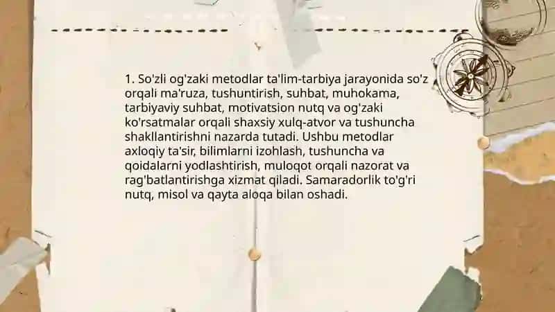 Tarbiyaning umumiy metodlari 3