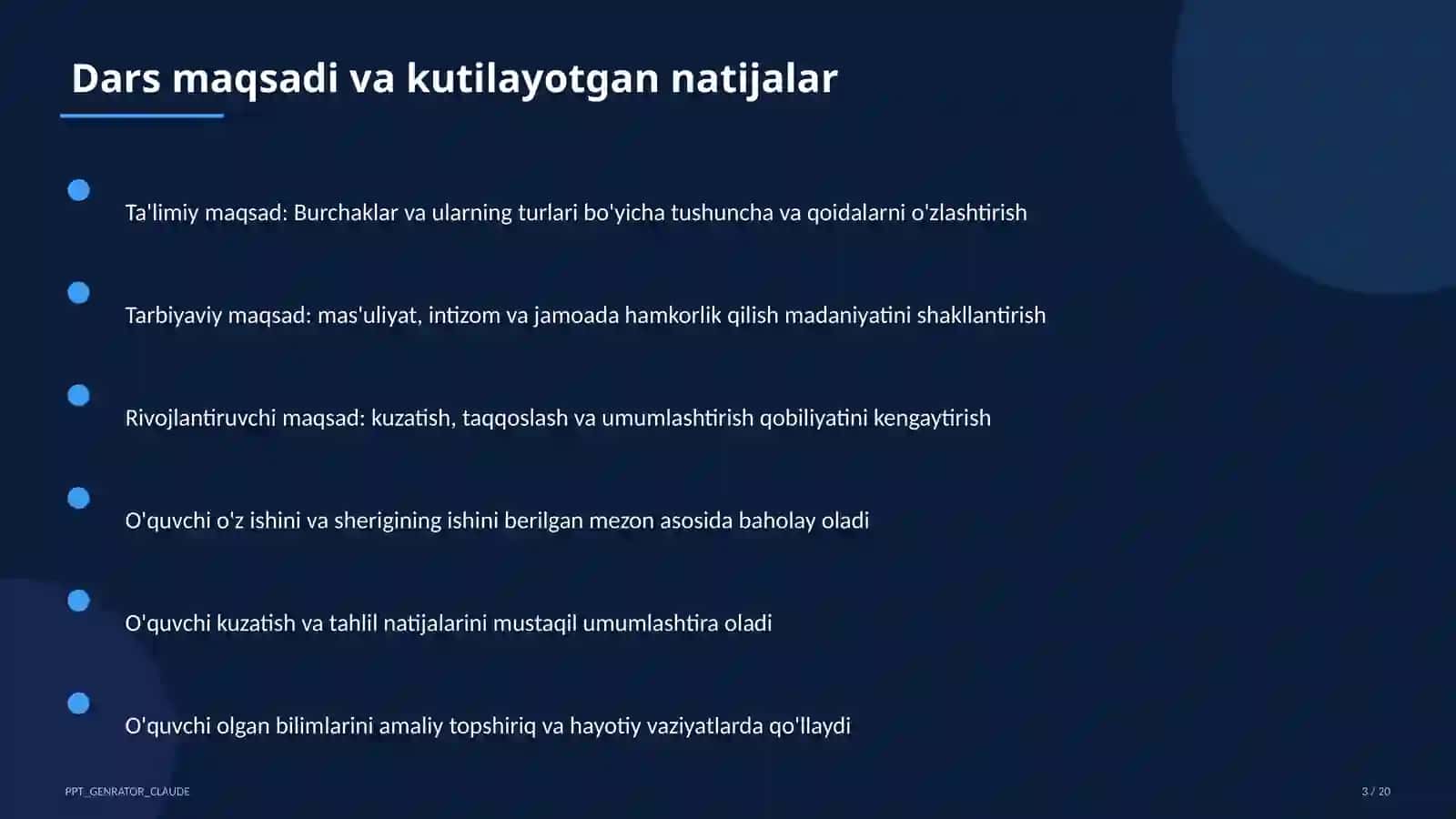 Burchaklar va ularning turlari (7-sinf) 3