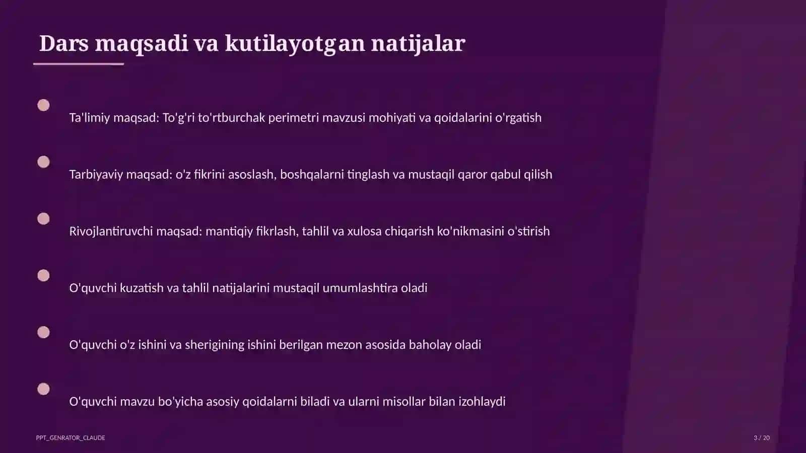 To'g'ri to'rtburchak perimetri (2-sinf) 3