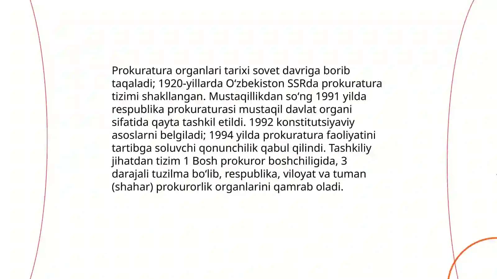 O'zbekiston Respublikasi prokuratura organlari 3