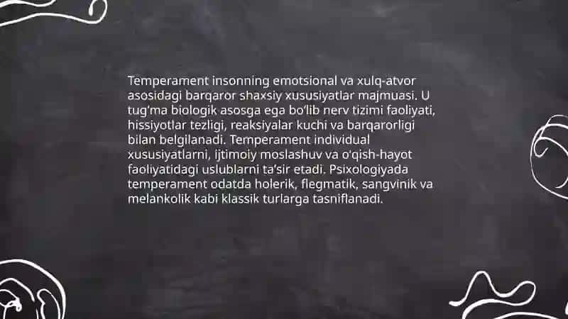 Temperament 3
