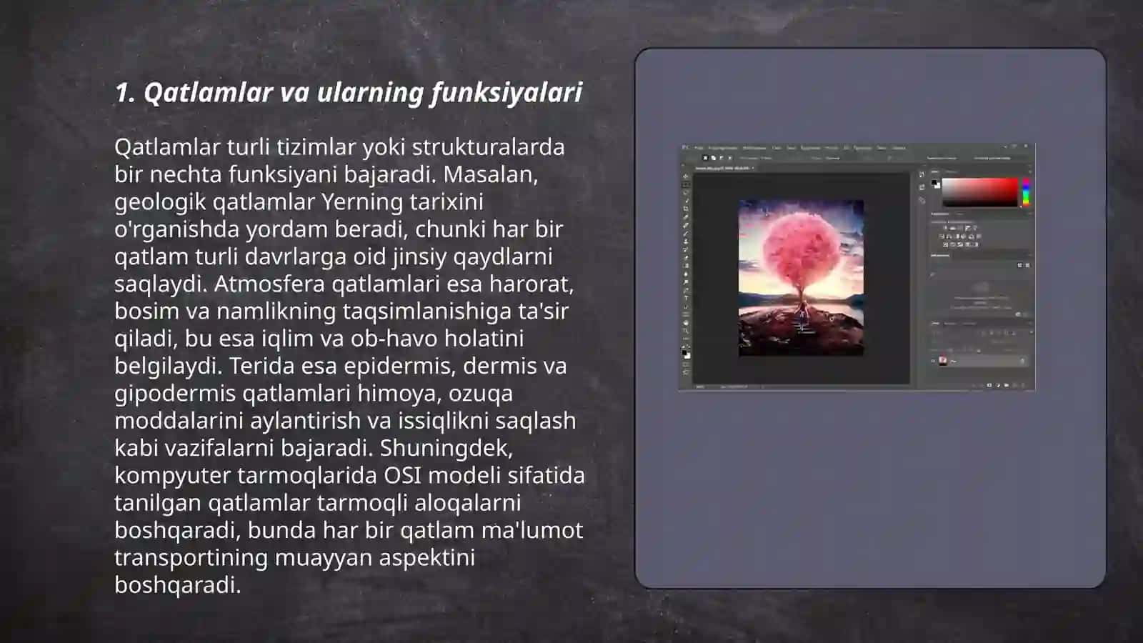 Adobe Photoshop dasturida ishlash 3