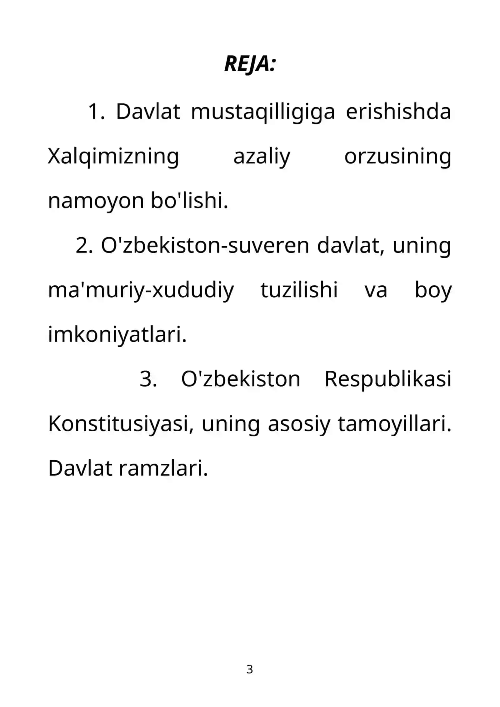 Xalqimizning azaliy orzusi davlat mustaqilligiga erishish uchun tarixiy ahamiyati 3