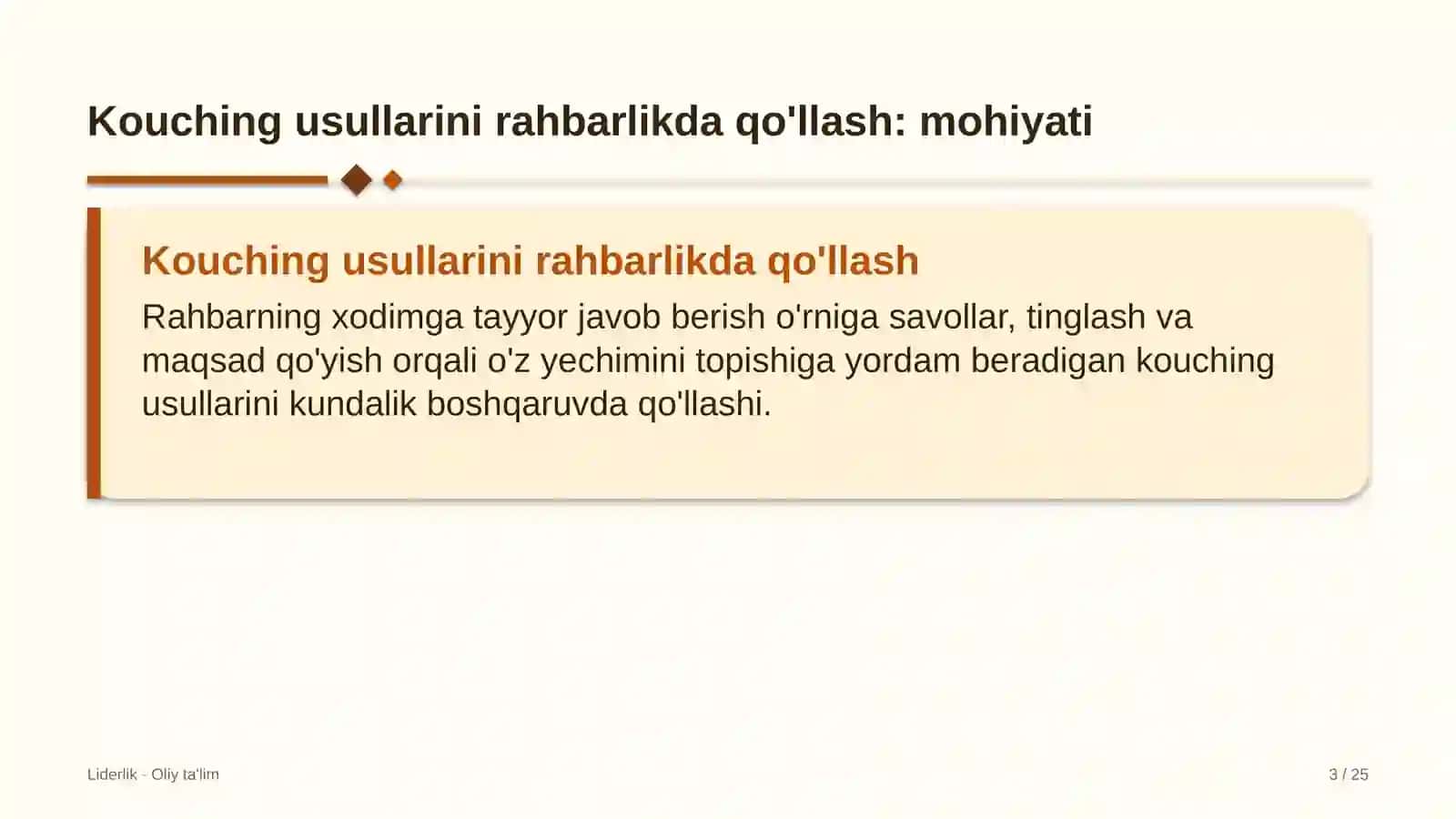 dasturiy ta'minot ishlab chiqish kompaniyalarida kouching usullarini rahbarlik amaliyotida qo'llash 5842 3
