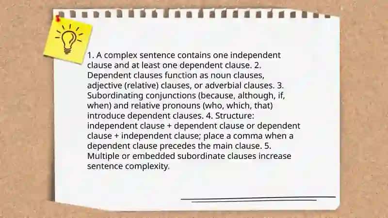 Complex Sentences 3