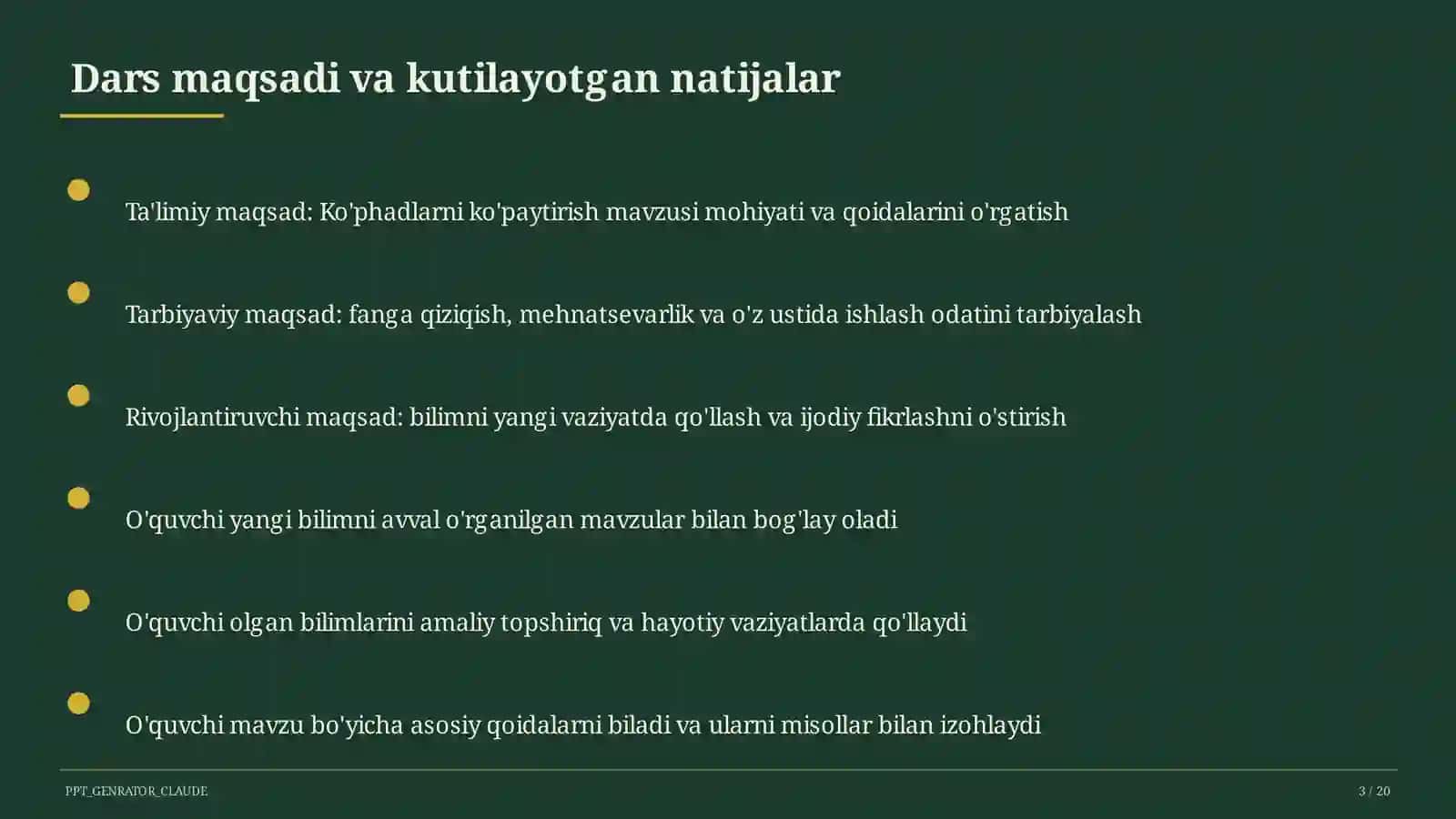 Ko'phadlarni ko'paytirish (7-sinf) 3