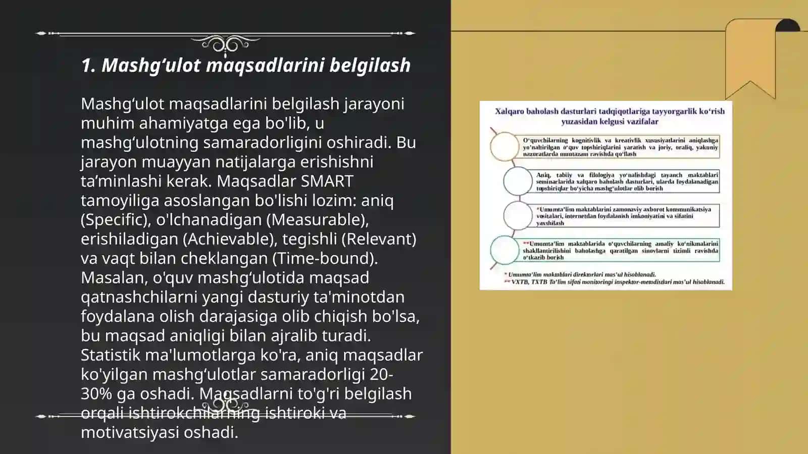 Mashgʻulotni tashkil etish texnologiyasi 3