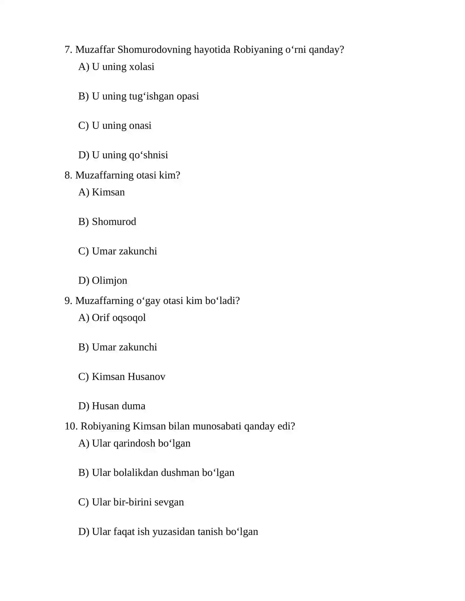IKKI ESHIK ORASI TEST 3